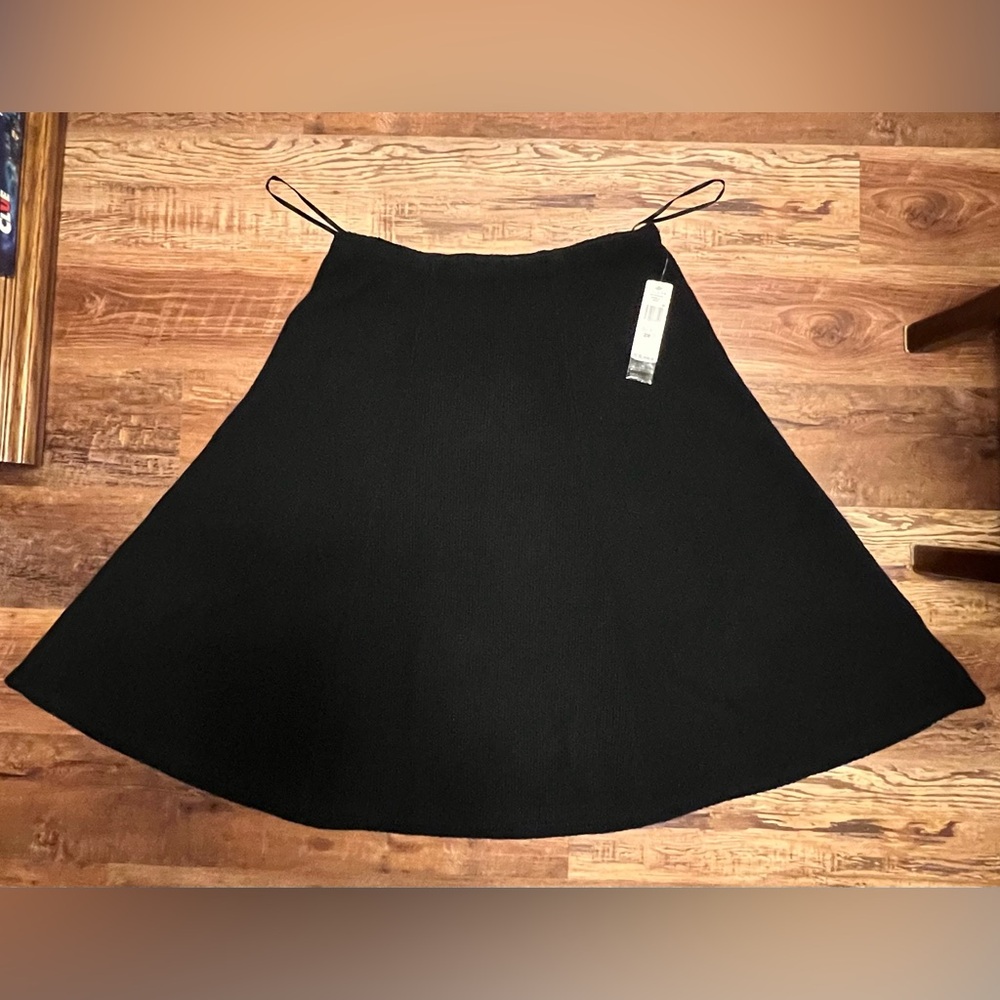 NWT Lauren by Ralph Lauren Lambswool Black Skirt